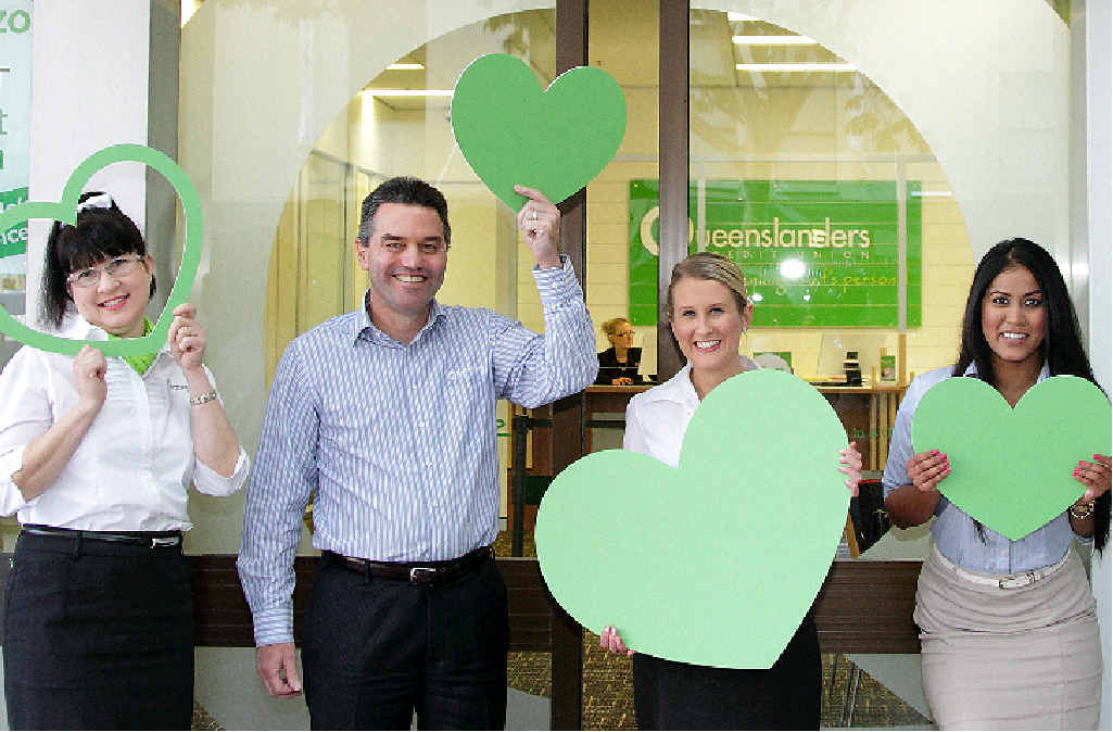 LOVED BY CUSTOMERS: Queensland Credit Union staff celebrate their award wins. LOVED BY CUSTOMERS: Queensland Credit Union staff celebrate their award wins.